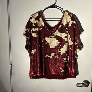 We The Free Glitz It Sequin Top Free People